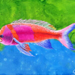 magentafish painting