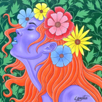 Flowers and Daydreams -  print on canvas by Bob Langston
