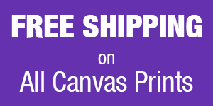 free shipping on all canvas prints